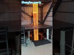 Tubo grande de vidro de quartzo de alta qualidade