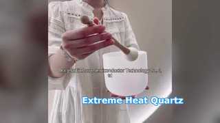 limpar 99,99% instrumentos de cura sonora de tigela de canto de cristal de quartzo